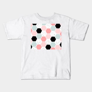 Marvelous honeycomb pastel Kids T-Shirt